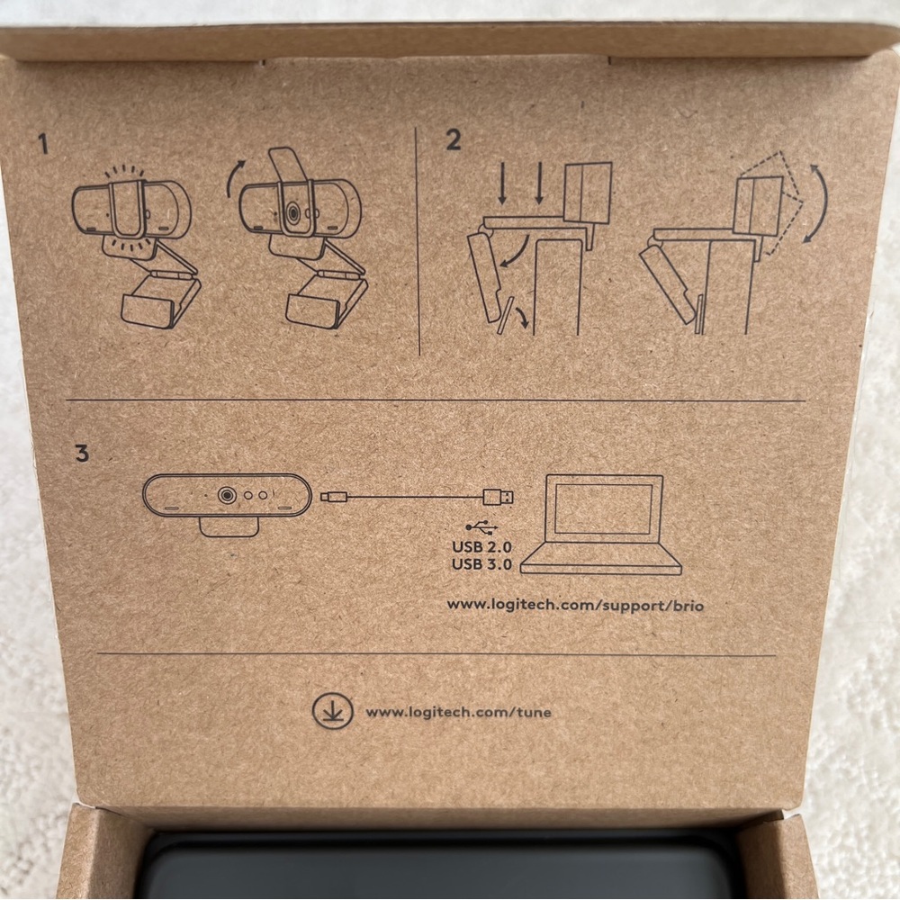 NWT Logitech Brio Ultra HD Webcam - Picture 2 of 6